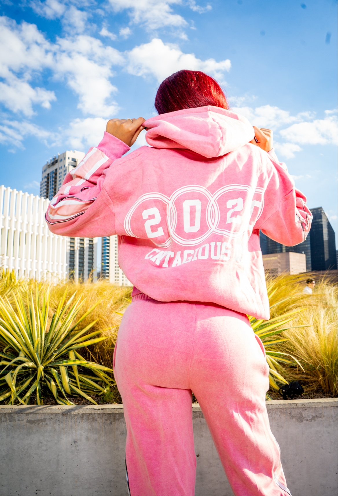 Pink Art Gallery Hoodie