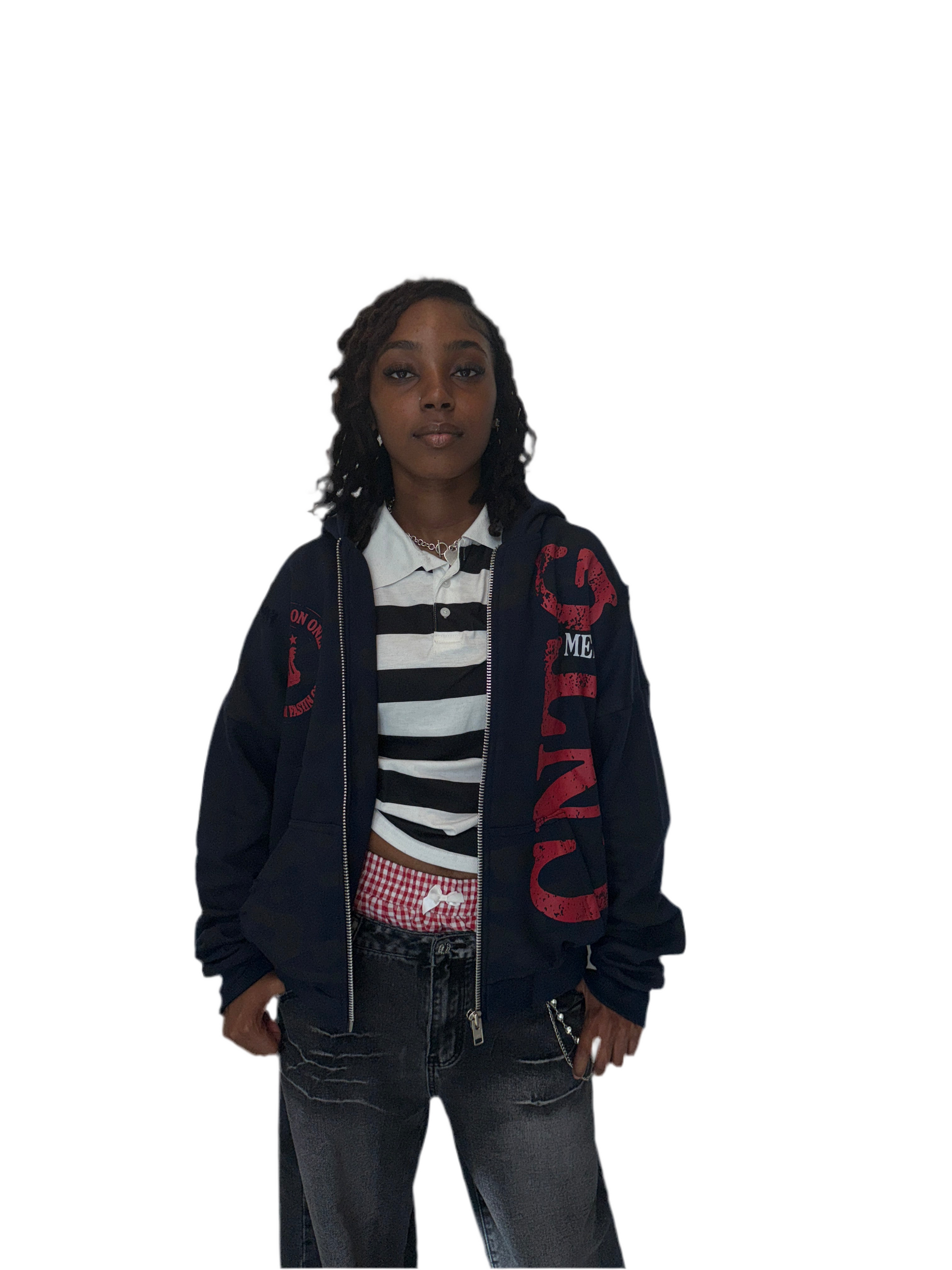 NavyWavy ZipUp